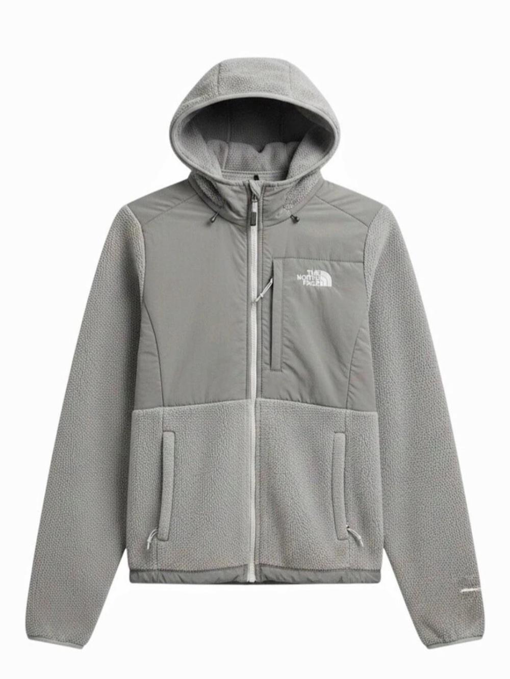The North Face Denali Hoodie Gray Fleece Hoodie Size Small